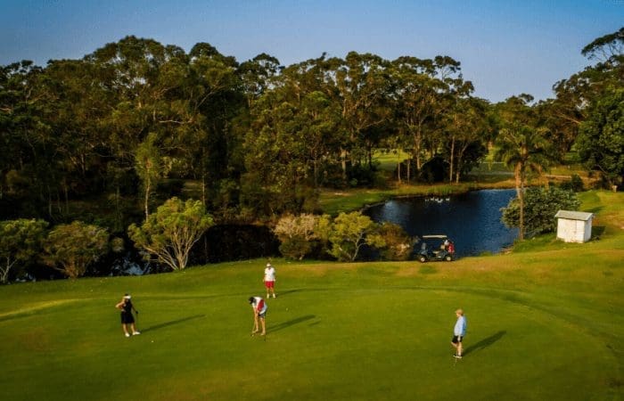Noosa Hills Par 3 Golf Course on the beautiful Sunshine Coast