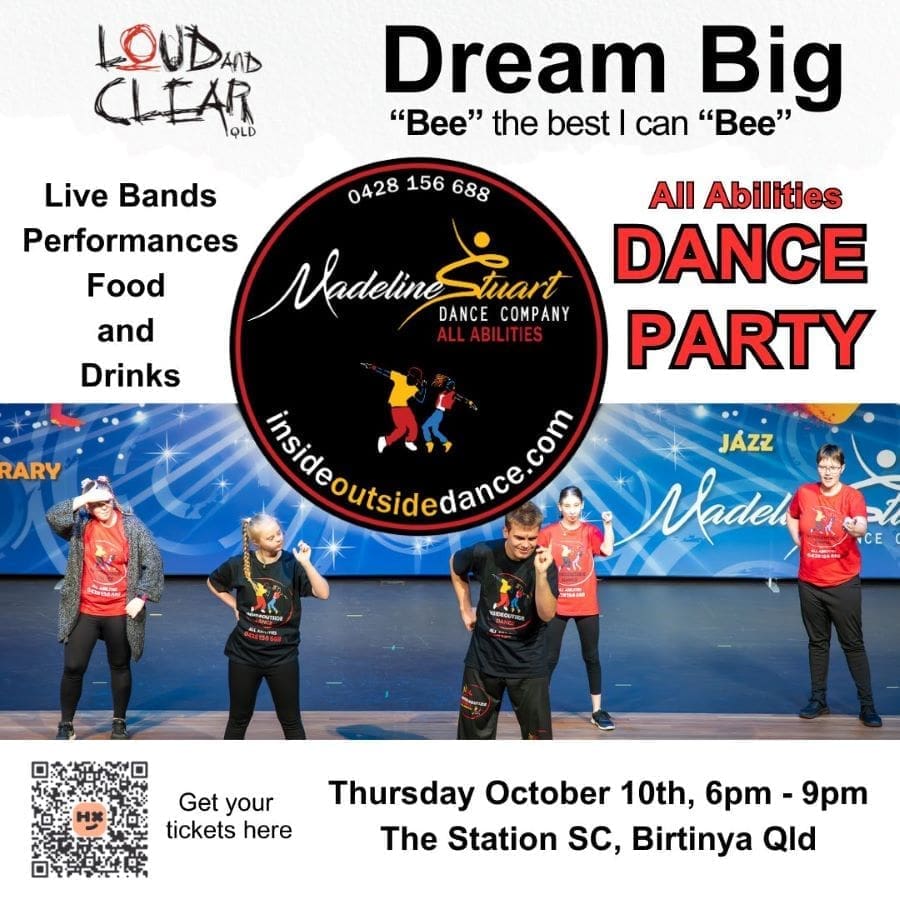 Loud and Clear QLD All Abilities Dance Party 2024