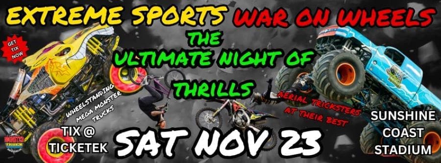 Extreme Sports War on Wheels - Sunshine Coast’s Biggest Thrill-Filled Event