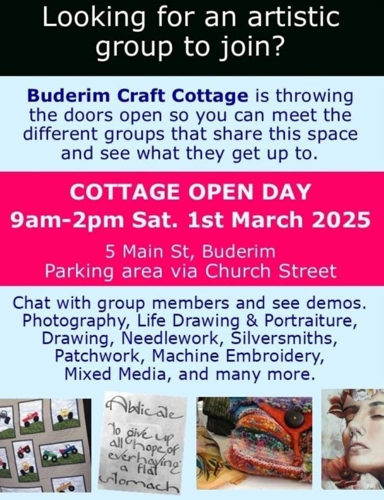 Buderim Craft Cottage Open Day 2025