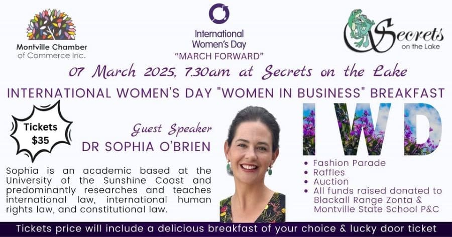 Celebrate International Womens Day 2025 at Secrets on the Lake